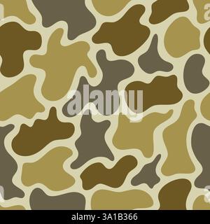 vector old school camouflage Stock Vector