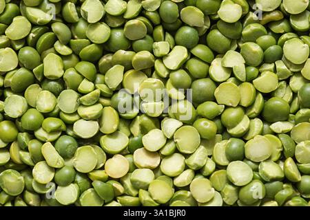 green split pea macro background texture image Stock Photo