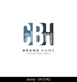 CBH Vector Logo Template - Creative Icon for Initial Letters C, B and H Stock Vector