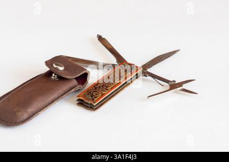 folding utility knife Stock Photo