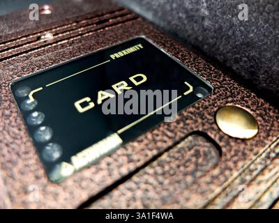 card access control panel Stock Photo