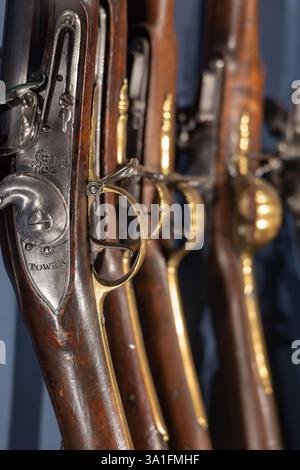 Old english rifle - vintage guns - Medieval Festival Durham United ...