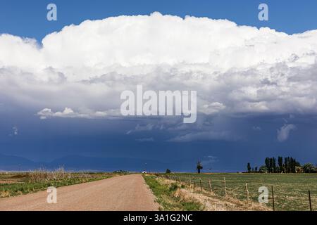 Stormy Skies Over Colorado, USA Stock Photo