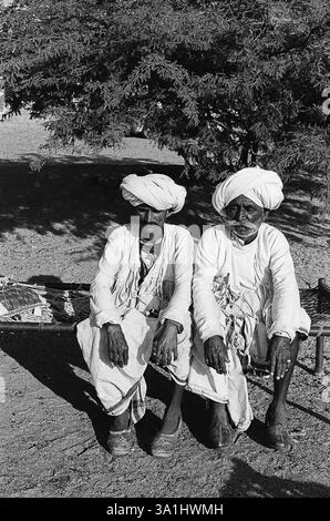 Rabaris men of thunda wadh in kutch district, Gujarat, India NO MR Stock Photo