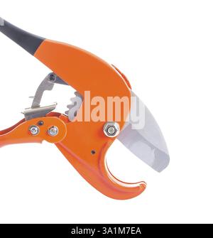 Pipe cutter isolated very close up Stock Photo