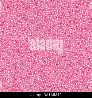Triangles vector pattern. Rounded solid shapes in frames. Tiny triangles size. Solid Color style. Repeatable pattern. Stylish vector tiles. Stock Vector