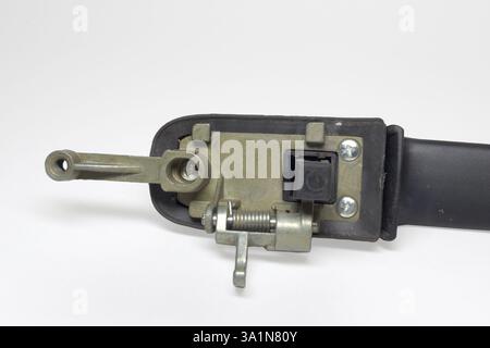external car door handle, lock part mounting element. on white background, with clipping path Stock Photo