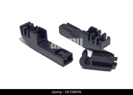 windshield wiper blade arm adapter kit. on white background Stock Photo