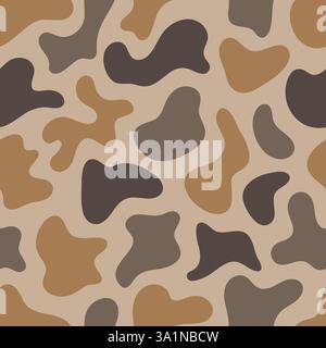 vector old school camouflage design Stock Vector