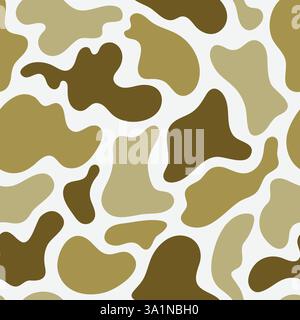 vector old school camouflage design Stock Vector