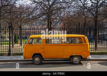 VW T1 Samba Bus Modellauto 1/24 – Dunkelblau-Weiß – Bulli 1950-1967 – Detailgetreue Miniatur
