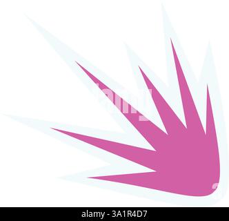 Y2K Abstract Sticker Shape Stock Vector