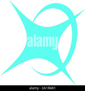 Y2K Abstract Shape Shape Stock Vector