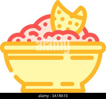 salsa condiment color icon vector illustration Stock Vector Image & Art ...