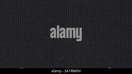 striped embossed black paper cardboard abstract background Stock Photo