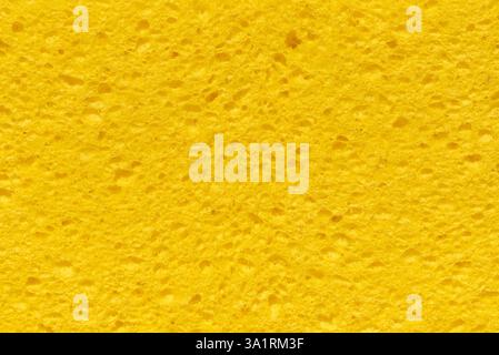 yellow porous foam abstract sponge background design element Stock Photo