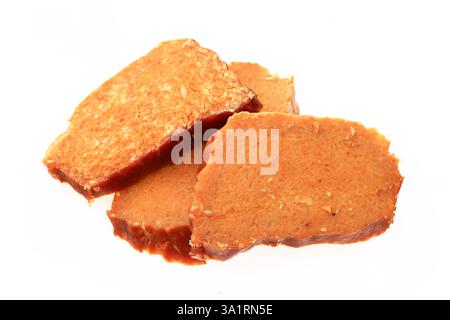 Rice cake zi ba on a white background Stock Photo