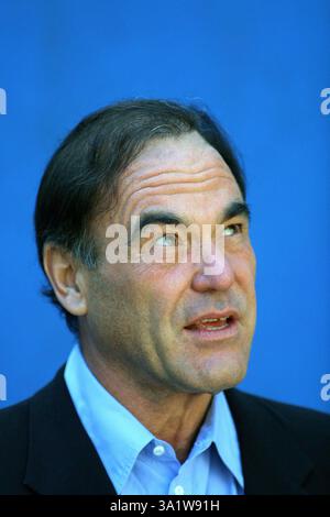 Legendary Hollywood director Oliver Stone pictured in Edinburgh before