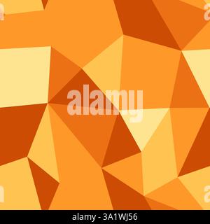 Minimal geometric background. Large triangles size. Repeatable pattern. Goldenrod color palette. Modern vector tiles. Seamless vector illustration. Stock Vector