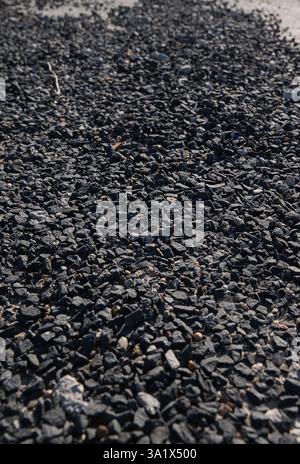 Waste from nickel smelters or nickel slag Stock Photo