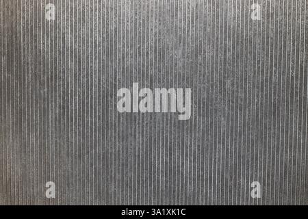 Gray Fabric Texture, Subtle Vertical Lines, Textile Background Stock Photo
