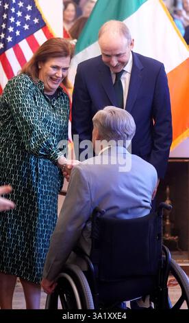 Taoiseach Micheal Martin right And His Wife Mary Meet With Governor taoiseach-micheal-martin-right-and-his-wife-mary-meet-with-governor