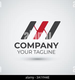 Fence Logo Design Flat Icon Template Stock Vector