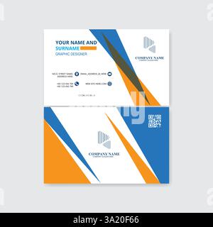 modern business card vector template Stock Vector