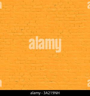 Bright orange brick wall forming an interesting background Stock Photo
