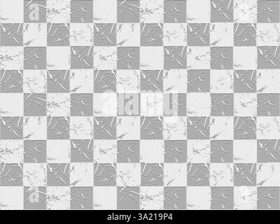 Grunge chessboard pattern creating stunning visual texture Stock Photo