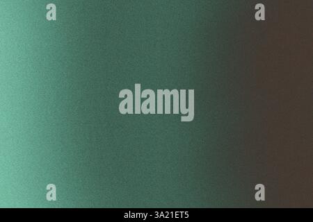 Abstract background with a smooth gradient in dark green, emerald, brown shades, enhanced with a grainy noise effect. Ideal for designs, banners and b Stock Photo