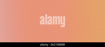Abstract background with smooth gradient in orange beige shades complemented with grainy noise texture. Suitable for designs, banners and backgrounds. Stock Photo