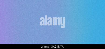 Abstract background. Soft blue pink purple Celestial gradient with grainy noise texture. Ideal for designs, banners and backgrounds. Long banner, copy Stock Photo
