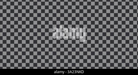 Checkerboard seamless pattern. Black white geometric texture for racing flags, chess boards, background, carbon fiber skin. High-contrast vector Stock Vector