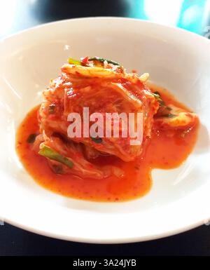 Chinese cabbage. Kimchi cabbage. Korean traditional food. Top view