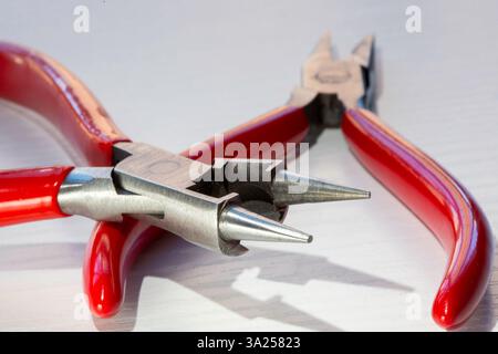 Close-up of jewelry making pliers, 2025, USA Stock Photo
