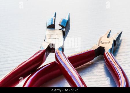 Close-up of jewelry making pliers, 2025, USA Stock Photo