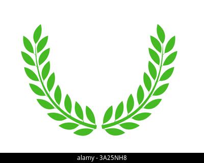 Laurel wreath vector illustration Stock Vector