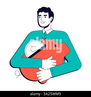 Personal money vector illustration concept Stock Vector