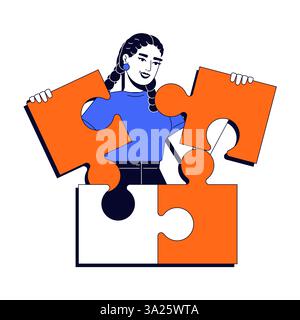 Problem solving vector illustration concept Stock Vector