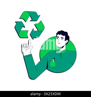 Waste management vector illustration concept Stock Vector