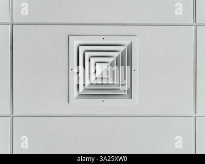 Ceiling socket for the ventilation duct of a cooling and heating system ...