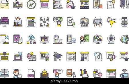 High-Quality Vector Icons Collection with Editable Stroke. Ideal for Professional and Creative Projects. Stock Vector