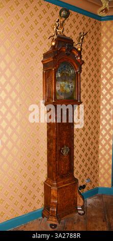 Franeker, the Netherlands. March 2, 2025. Original friesian tail clock. High quality photo Stock Photo