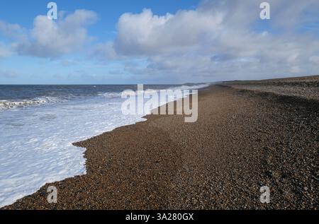 salthouse shingle beach, north norfolk, england Stock Photo
