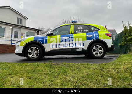 A Rural Patrol Police Car Parked Outside Mumbles Police Station a-rural-patrol-police-car-parked-outside-mumbles-police-station