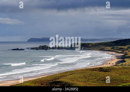 White Park Bay; Ballycastle; Co. Antrim; Ireland Stock Photo