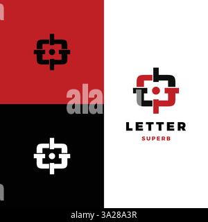 initial letter o target icon logo design template Stock Vector