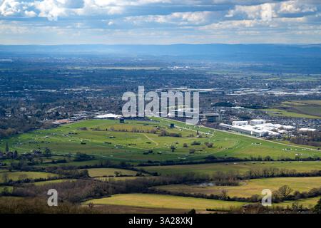 The view from Cleeve Hill during the William Hill County Handicap ...