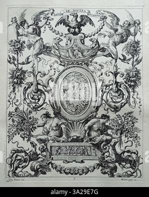 Grotesque Performance Style This illustration from the 'Livre de diverses grotesques' showcases ...